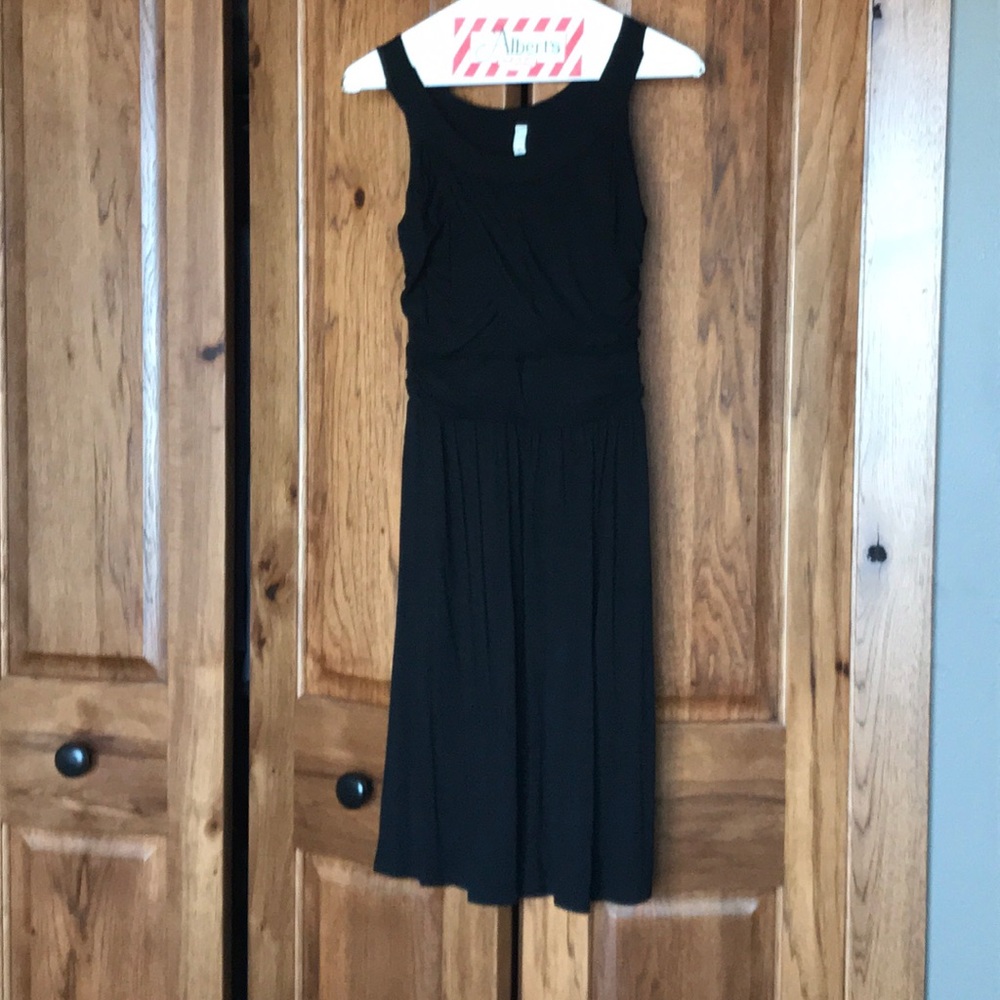 Black sundress with wrap